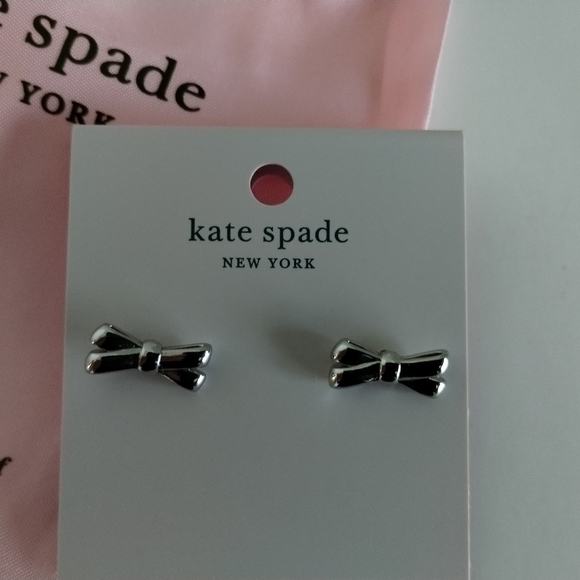 New Kate Spade Bow Earrings - Picture 3 of 6